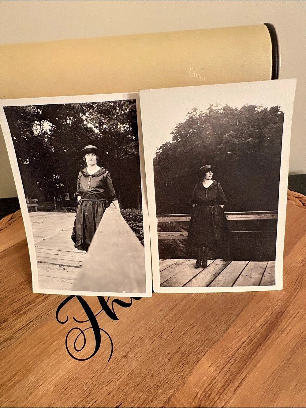 Postcard Vintage Photographic Postcards Black & White